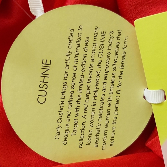 Cushnie for Target Red Halter Tie Neck Slip Dress Size 12 NWT - Picture 14 of 16